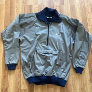 Mens Vintage 90s Marmot Outdoor Windbreaker anorak pullover Kangaroo sz XL